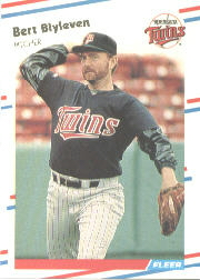 1988 Fleer Baseball Cards      004      Bert Blyleven